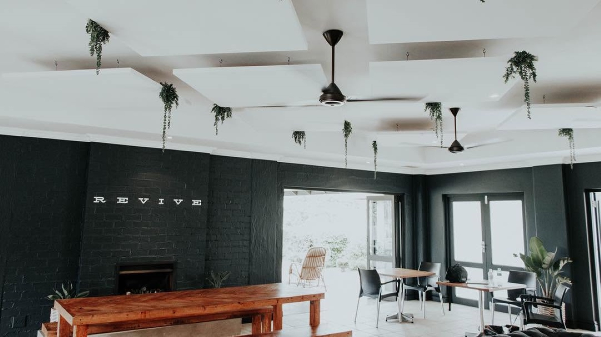 The welcoming interior of Revive Café